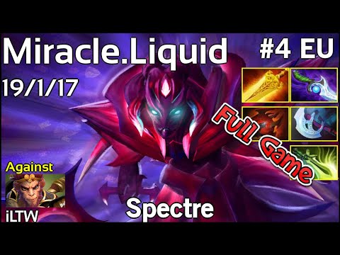 Miracle [Liquid] Spectre - Dota 2 Full Game 7.18