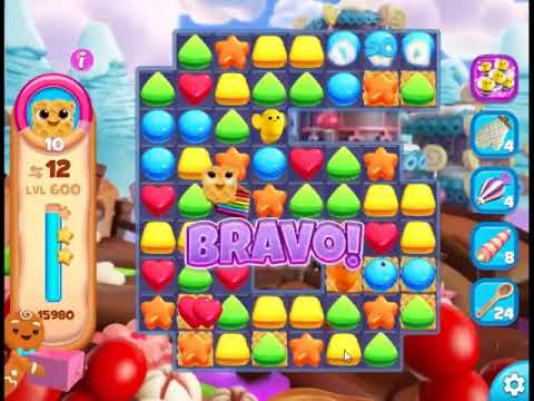 Cookie Jam Blast Level 600 - NO BOOSTERS 🍪 | SKILLGAMING ✔️