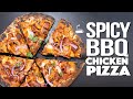 RIDICULOUSLY SPICY BBQ CHICKEN PIZZA SAM THE COOKING GUY