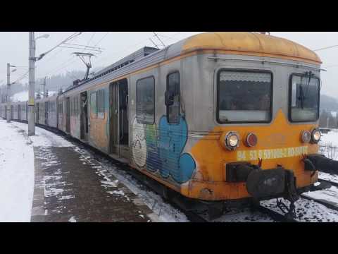 Trenul R 5704 Ilva Mică -Suceava,pleacă din Mestecăniş 8.02.2017