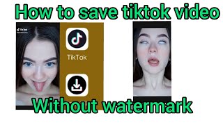 How to save tiktok video using snaptik app to remove watermark 2021 |tagalog tutorial