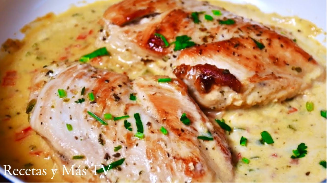 Es Tan Rico Que Lo Comeras Todos Los Dias Pollo En Crema Al Ajillo