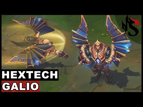 Hextech Galio Skin Spotlight Champion Rework - Update 2017 (League of Legends)