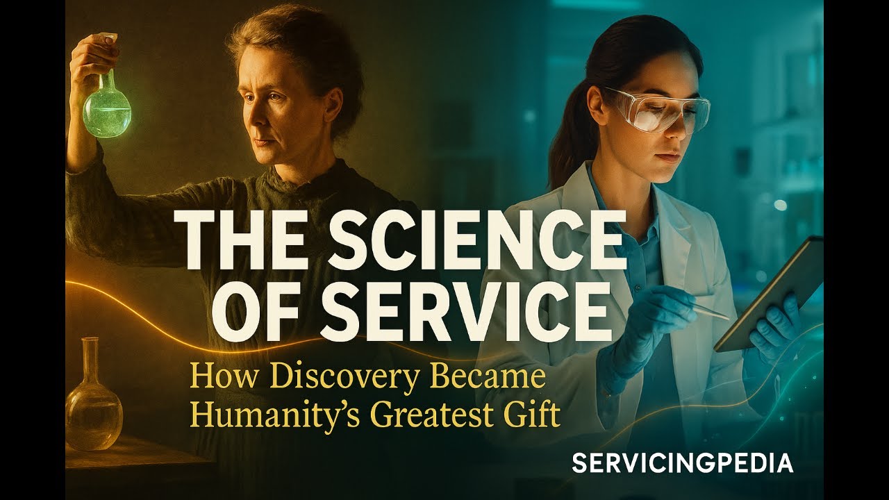 Marie Curie: The Science of Service | A Story by Servicingpedia