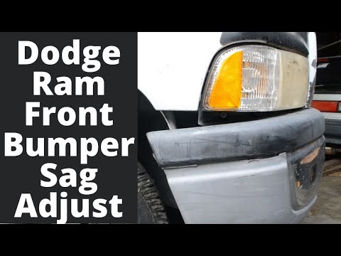 1994-2001 Dodge RAM 1500 Front Bumper Sag Adjustment