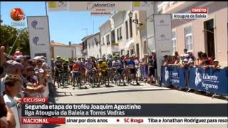 preview picture of video 'Partida da 2ª Etapa do Troféu Joaquim Agostinho na Atouguia da Baleia'