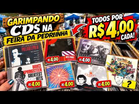 GARIMPO DE CDs NA FEIRA DA ROLO: PINK FLOYD, LEGIÃO, QUEEN, JASON MRAZ