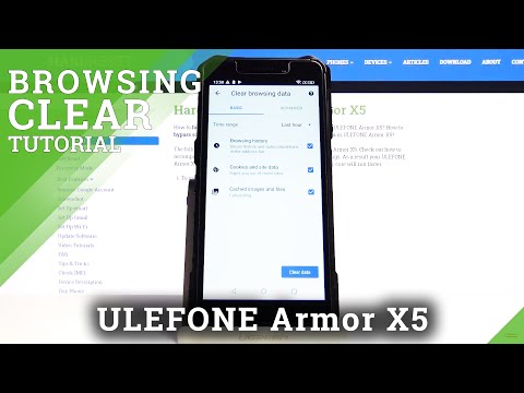 How to Clear Browsing Data on ULEFONE ARMOR X5 - Reset Cookies / Wipe Browsing History