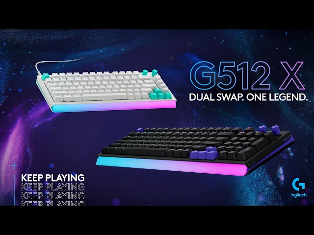 Video Teaser für G512 X DUAL SWAP 8K Gaming Keyboard | Dual Swap. One Legend | Logitech G