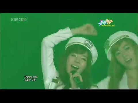 090814 KBS Music Bank SNSD-Boyfriend & Genie Goodbye Stage