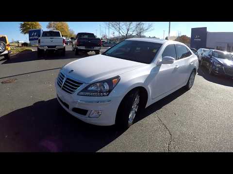 Thumbnail for Walkaround Review of 2013 Hyundai Equus white 87167C by Car, Vehicle