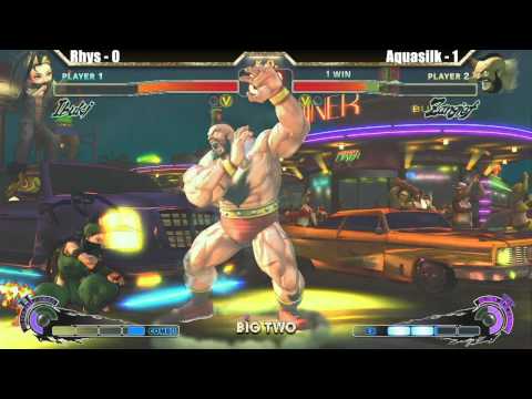 SSF4 AE 2012 Rhys vs Aquasilk - Big Two #6 Tournament Sponsored by TGS