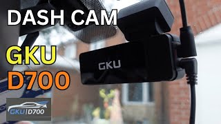 GKU D700 Dash Cam Install and Test - Front and Rear