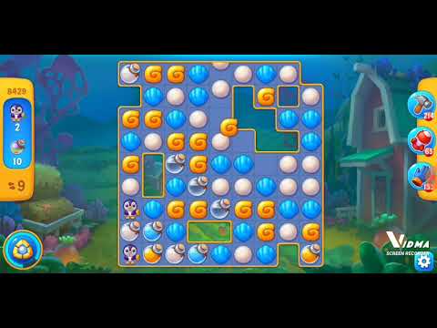 Fishdom. 8429 level no boosters and diamonds. 18 moves