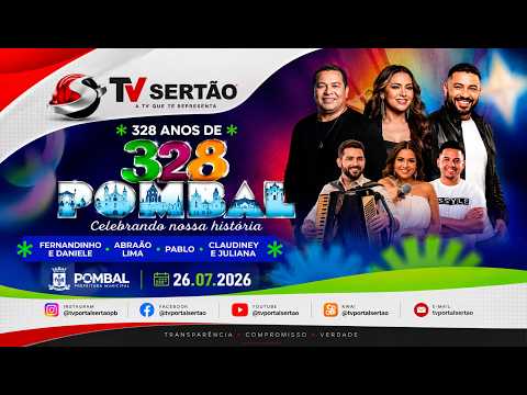 AO VIVO | 328 ANOS DE POMBAL 2026 🎉