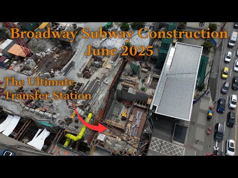 Broadway Subway Construction June 2025