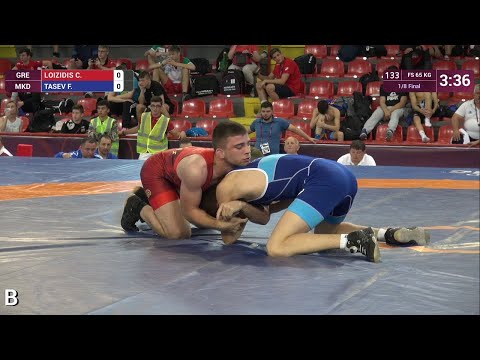 1/8 FS - 65 kg: C. LOIZIDIS (GRE) v. F. TASEV (MKD)
