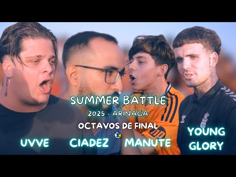 YOUNG GLORY vs UVVE vs CIADEZ vs MANUTE | 8AVOS | Summer Battle 2025 - Arinaga