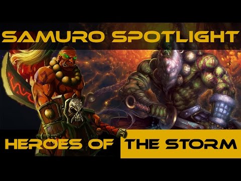 Heroes of the Storm - Samuro - Spotlight & Gameplay [deutsch][Talente]