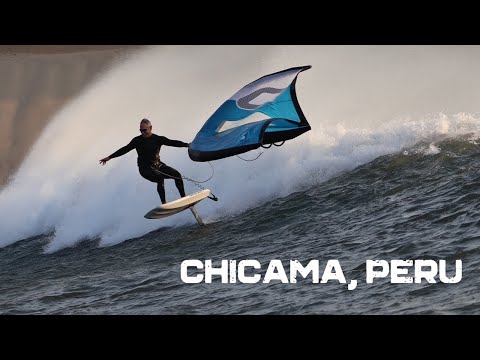 World's longest wave Chicama, Peru | Wing & Tow Foil