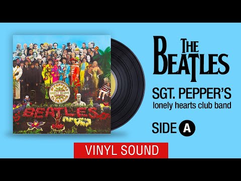 Sgt. Pepper's lonely hearts club band (SIDE A) The Beatles. LP Original vinyl record sound
