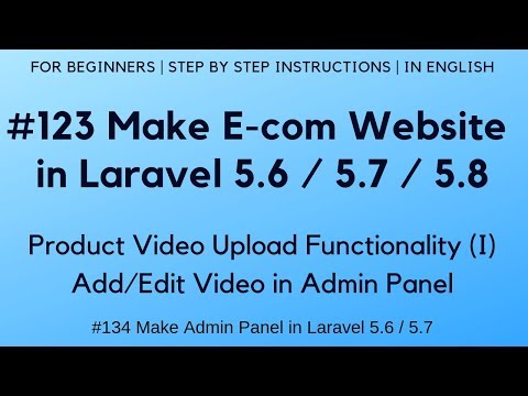 7 Make Admin Panel in Laravel 5 6 | Display Error Message on Login Failure | Logout Process