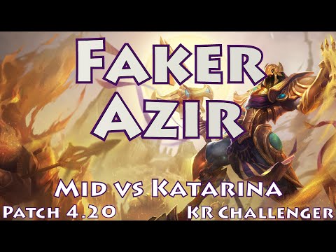 SKT T1 Faker, Azir vs Katarina, 고전파 아지르