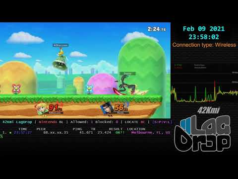 @LagDrop #SmashBros - 2021-02-09 - 10.1.0 - Dunte [Melborne, FL, US] lag