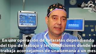 La baja laboral por una cirugía de catarata