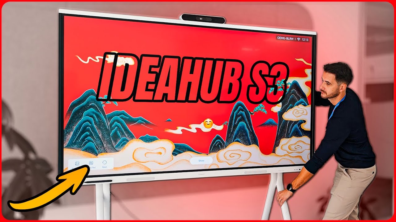 HUAWEI demostrando que es INOVACIÓN TOTAL! IdeaHub S3