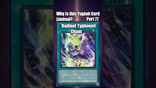 Why is Radiant Typhoon Chant Limited? In 1 Minute! #yugiohmasterduel #yugiohtcg #yugiohcommunity