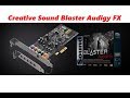 Звуковая плата CREATIVE Sound Blaster Audigy Fx 70SB157000000 - видео