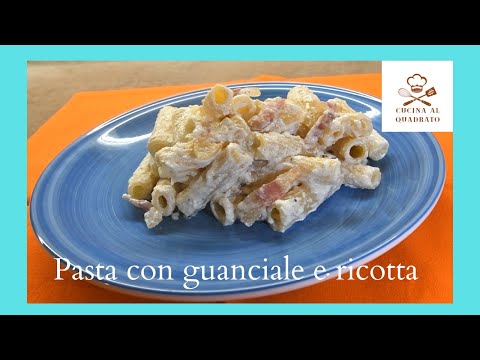 Pasta con guanciale e ricotta