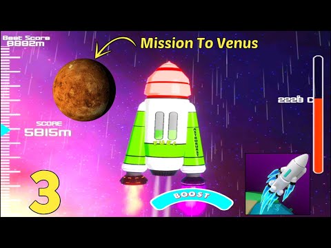 MISSION TO VENUS - LAUNCH YOUR ROCKET AS FAR AS YOU CAN - BOOSTER UP! BY ROLLIC GAMES - PART 3 #new - YouTube
