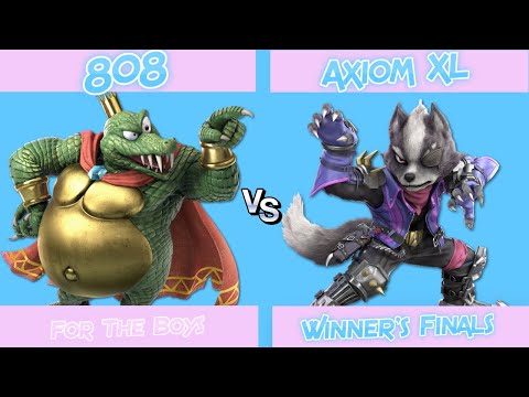 SSBU WiFi Tournament | 808 (King K. Rool) vs Axiom XL (Wolf) | SSBU Exciled Presents: For The Boys!