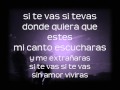 PEDRO FERNANDEZ  "Si te vas"  LETRA