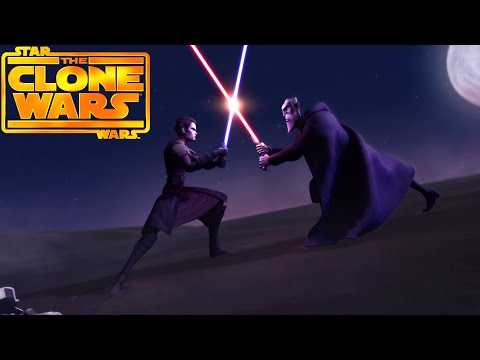 Anakin vs Dooku on Tatooine [4K HDR] - Star Wars: The Clone Wars Film (2008)