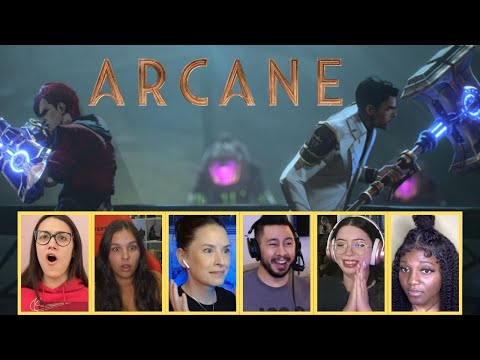 Vi & Jayce Epic Fight Together | Arcane Episode 8 Reactions Compilation