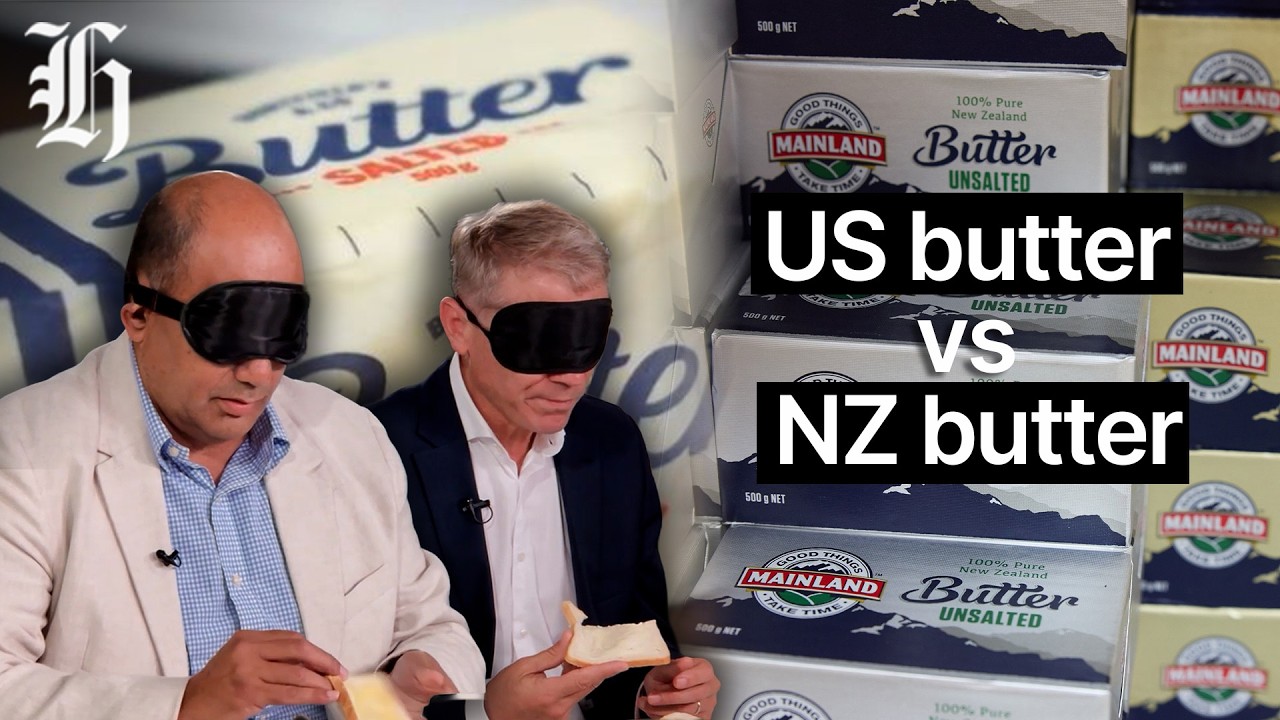 US butter vs NZ butter. Politicians conduct taste test | Herald NOW