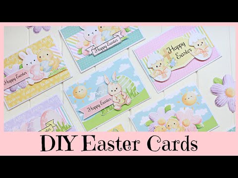DIY Card Making Tutorial ~ Quick and Easy Easter Cards and Basket