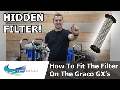 How to fit the filter in your Graco GX21 or GXFF - Hidden Filter