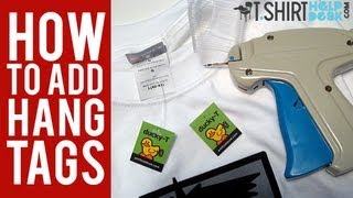 How to add Hang Tags to your T Shirts