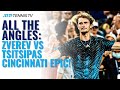 Alexander Zverev vs Stefanos Tsitsipas: All The Angles | Cincinnati 2021 Highlights