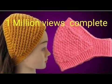 Knitting 3 In 1 Earwarmer/Headband/Cap/Mask (Requested Video) For all Ages & Girls/boys