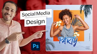 Social Media Design | SPEED ART | photoshop
