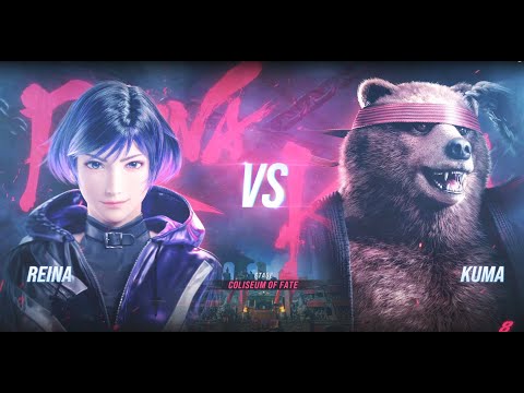 "Reina vs. Kuma: Beauty Meets Beast in Tekken 8!"