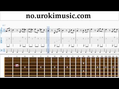 Lær å Spille Gitar Beethoven - Für Elise Melodi Trening Del#2 um-b935