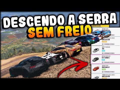 NUNCA DESISTA - DESCENDEO A SERRA SEM FREIO DE LEILÃO FORZA HORIZON 5 ONLINE