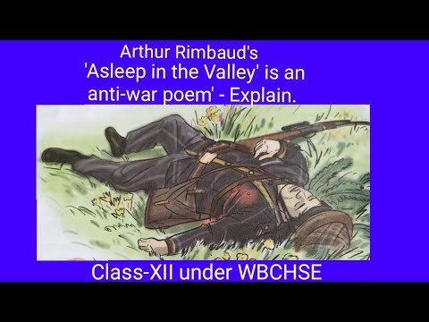 "Asleep in the Valley is an anti-war Sonnet. " - Explain.