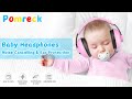 Baby Headphones Noise Cancelling, Newborn Ear Protection Airplane Travel Essential. Infant Ear Muffs